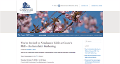 Desktop Screenshot of blog.cranesmill.org
